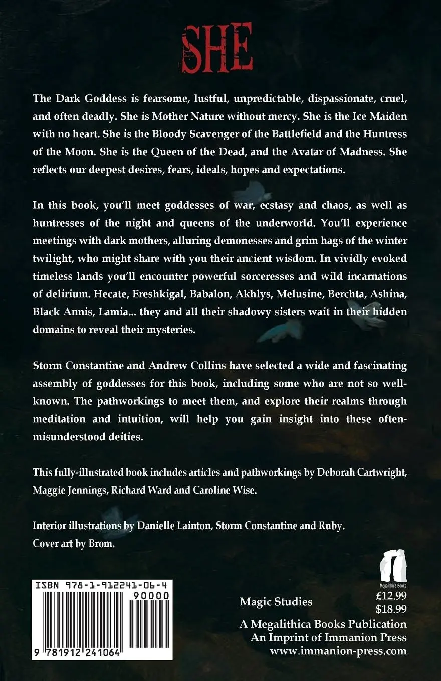 Rückseite: 9781912241064 | SHE | Primal Meetings with the Dark Goddess | Constantine (u. a.)