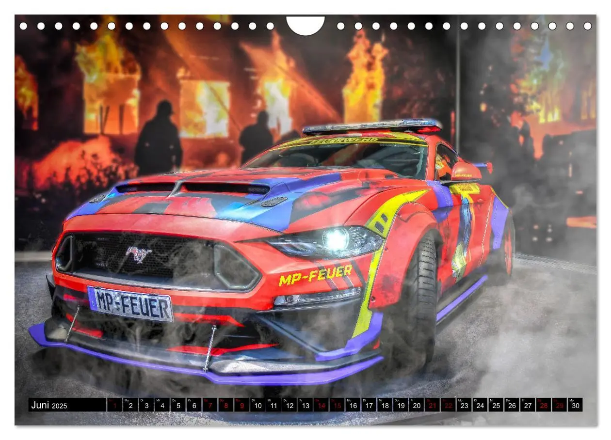 Bild: 9783435001064 | Feurwehrfahrzeuge (Wandkalender 2025 DIN A4 quer), CALVENDO...