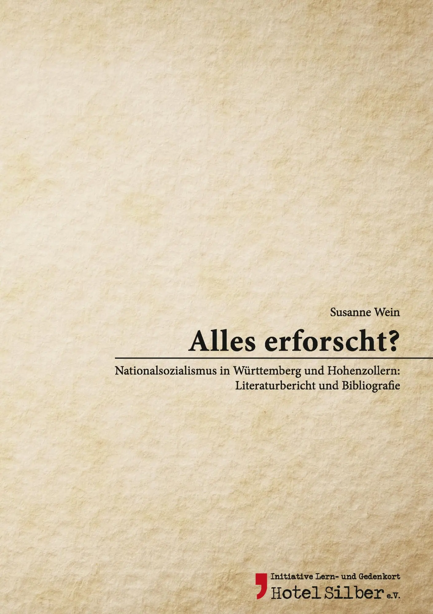 Cover: 9783732241064 | Alles erforscht? | Susanne Wein | Taschenbuch | Paperback | 300 S.