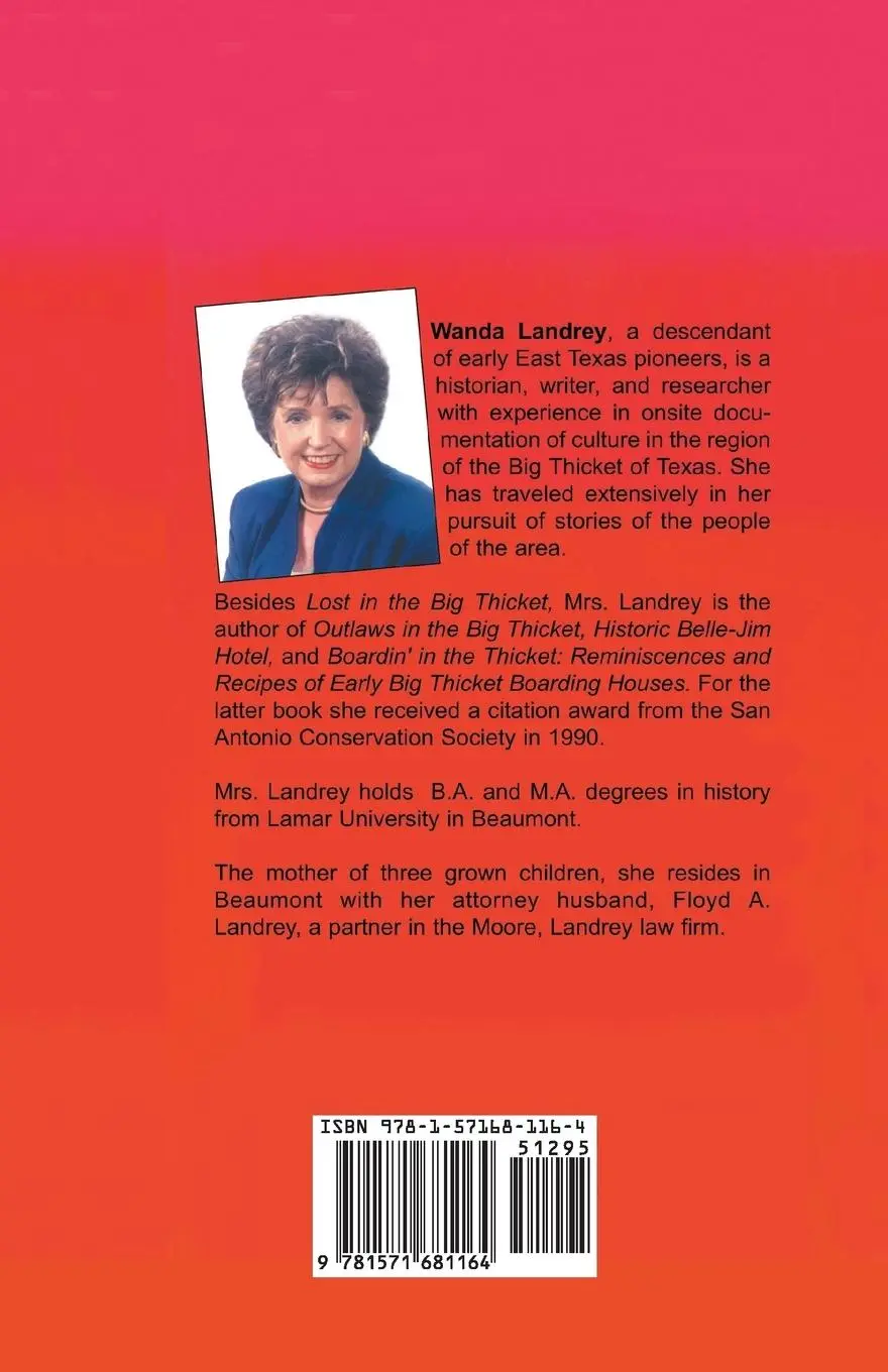 Rückseite: 9781571681164 | Lost in the Big Thicket | Wanda A. Landrey | Taschenbuch | Englisch