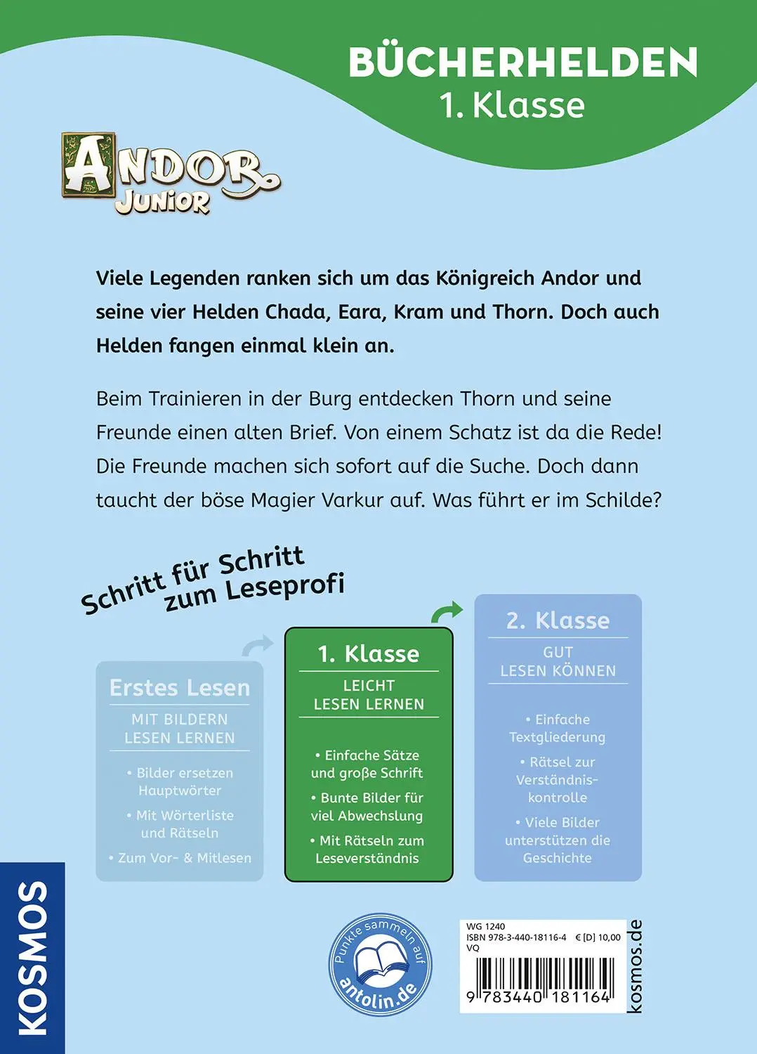 Bild: 9783440181164 | Andor Junior, Bücherhelden 1. Klasse, Die geheime Botschaft | Buch