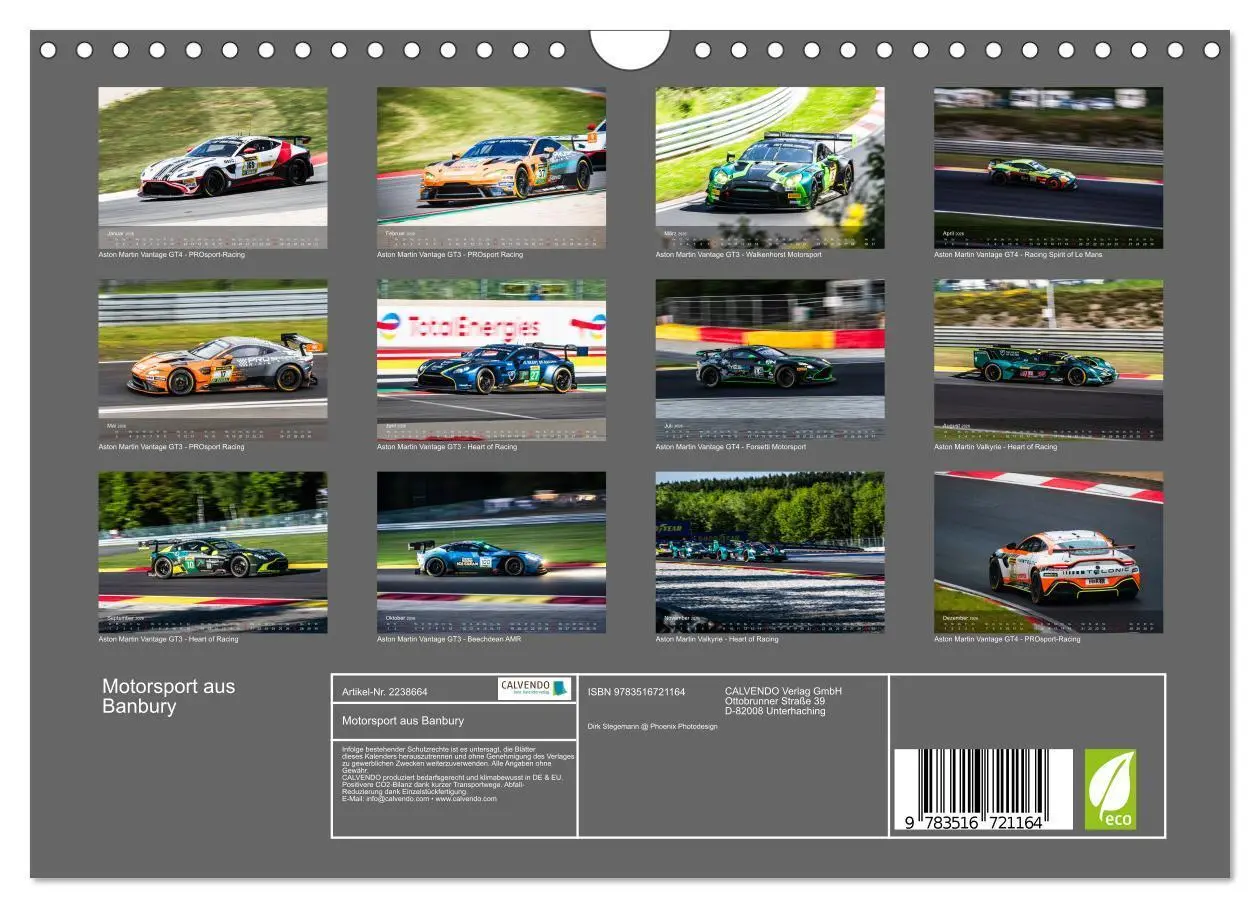 Bild: 9783516721164 | Motorsport aus Banbury (Wandkalender 2026 DIN A4 quer), CALVENDO...