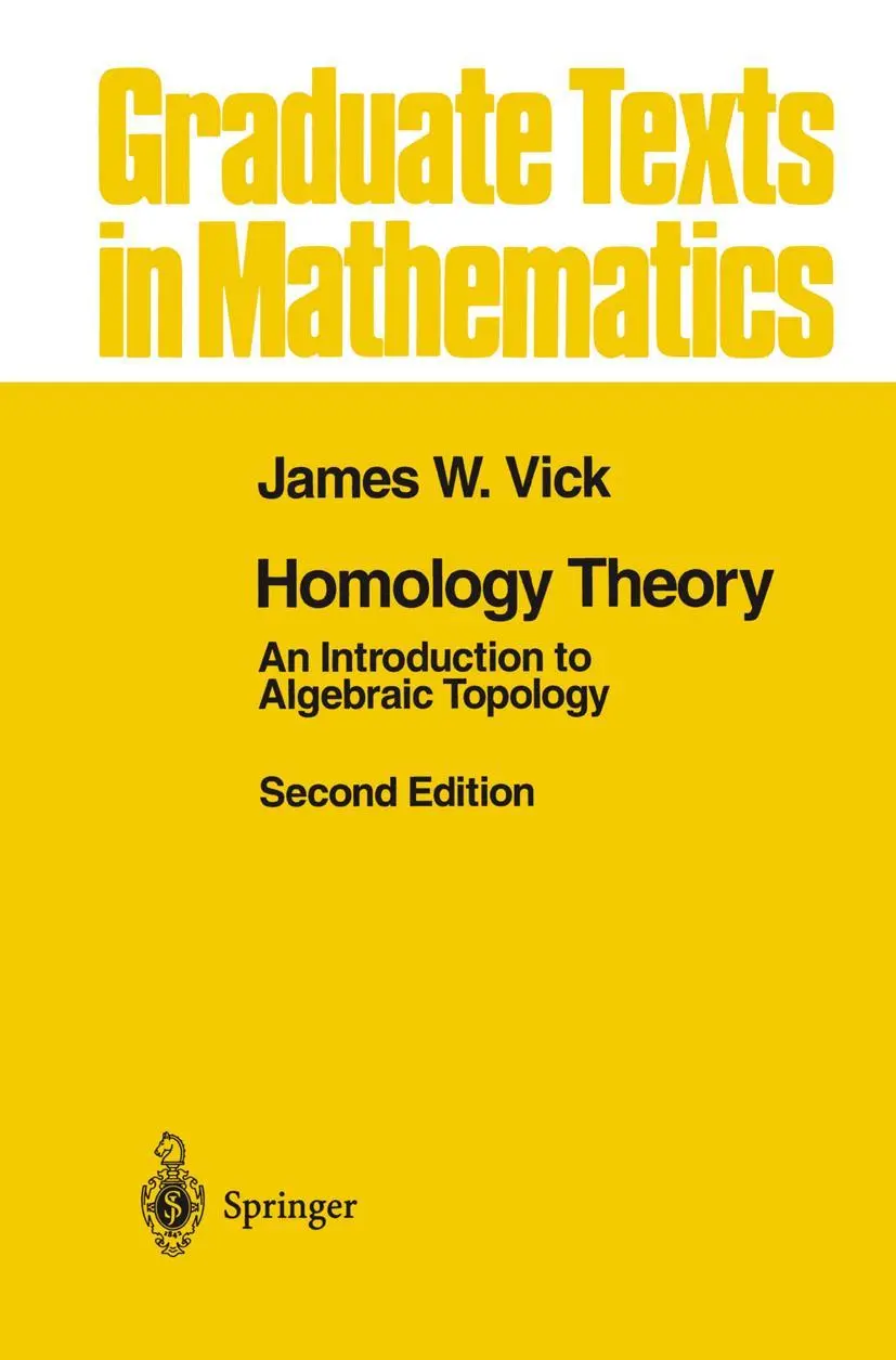Cover: 9780387941264 | Homology Theory | An Introduction to Algebraic Topology | Vick | Buch Cover: 9780387941264 | Homology Theory | An Introduction to Algebraic Topology | Vick | Buch