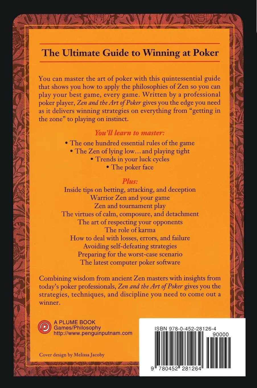 Rückseite: 9780452281264 | Zen and the Art of Poker | Timeless Secrets to Transform Your Game