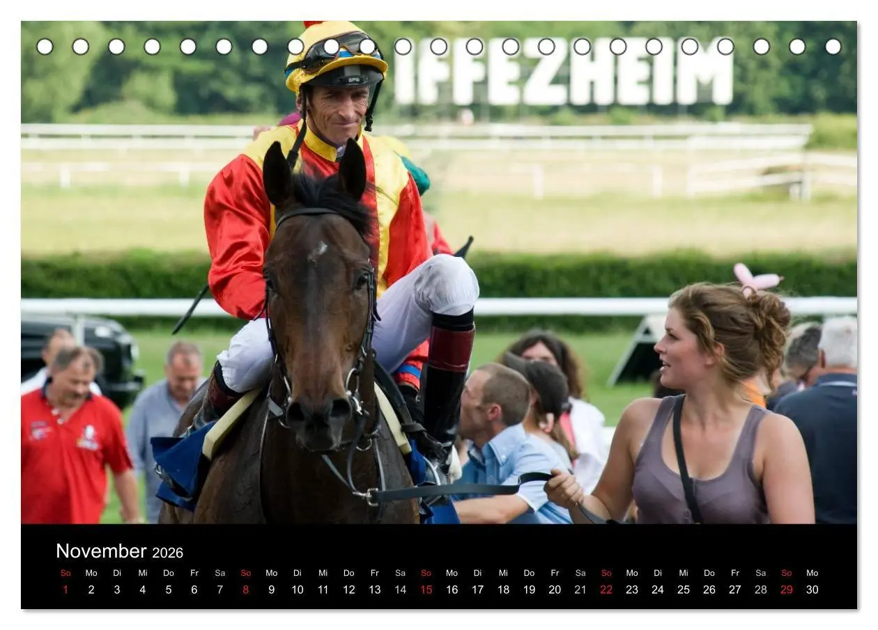Bild: 9783516191264 | Faszination Galopprennen in Baden-Baden (Tischkalender 2026 DIN A5...