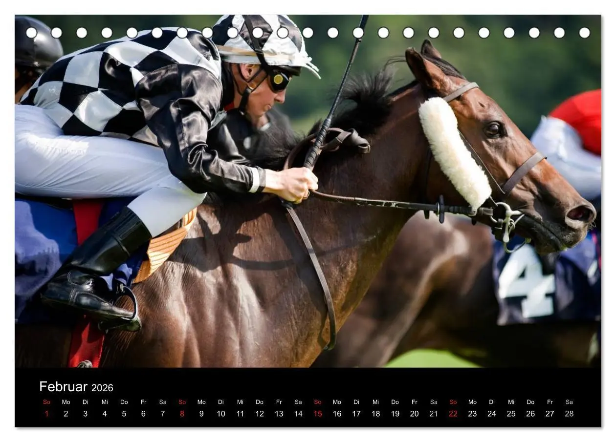 Bild: 9783516191264 | Faszination Galopprennen in Baden-Baden (Tischkalender 2026 DIN A5...