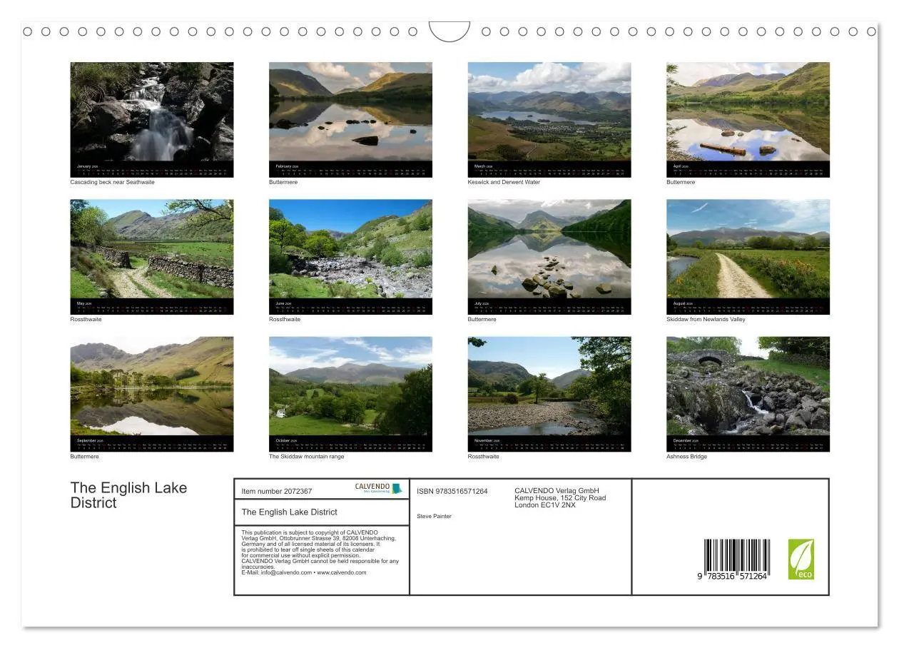 Bild: 9783516571264 | The English Lake District (Wall Calendar 2026 DIN A3 landscape),...