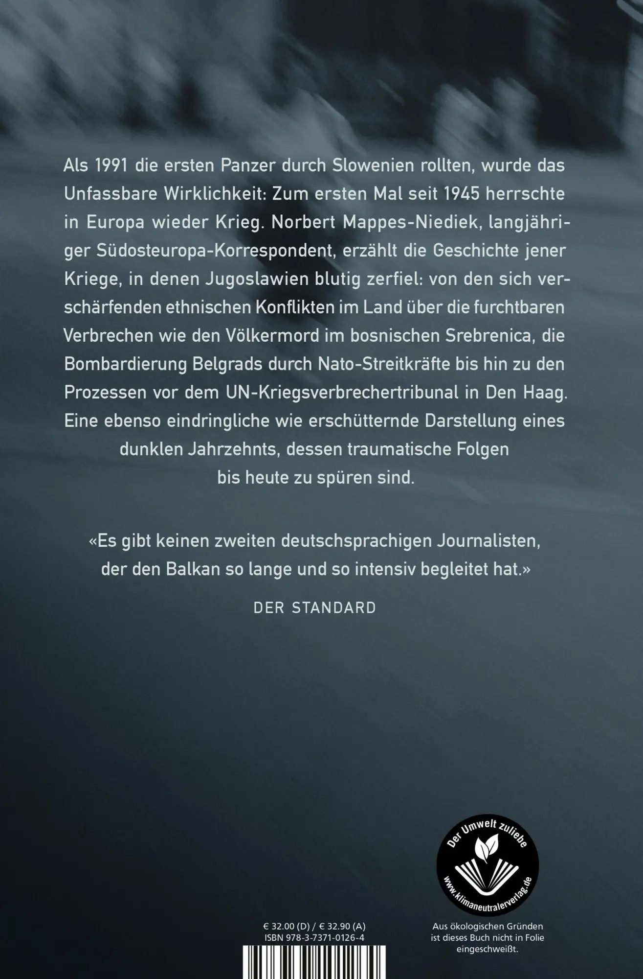 Rückseite: 9783737101264 | Krieg in Europa | Norbert Mappes-Niediek | Buch | 400 S. | Deutsch