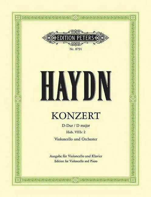 Cover: 9790014071264 | Concerto In D Hob.VIIb/2 | Violoncello und Klavier. (Burmeister)