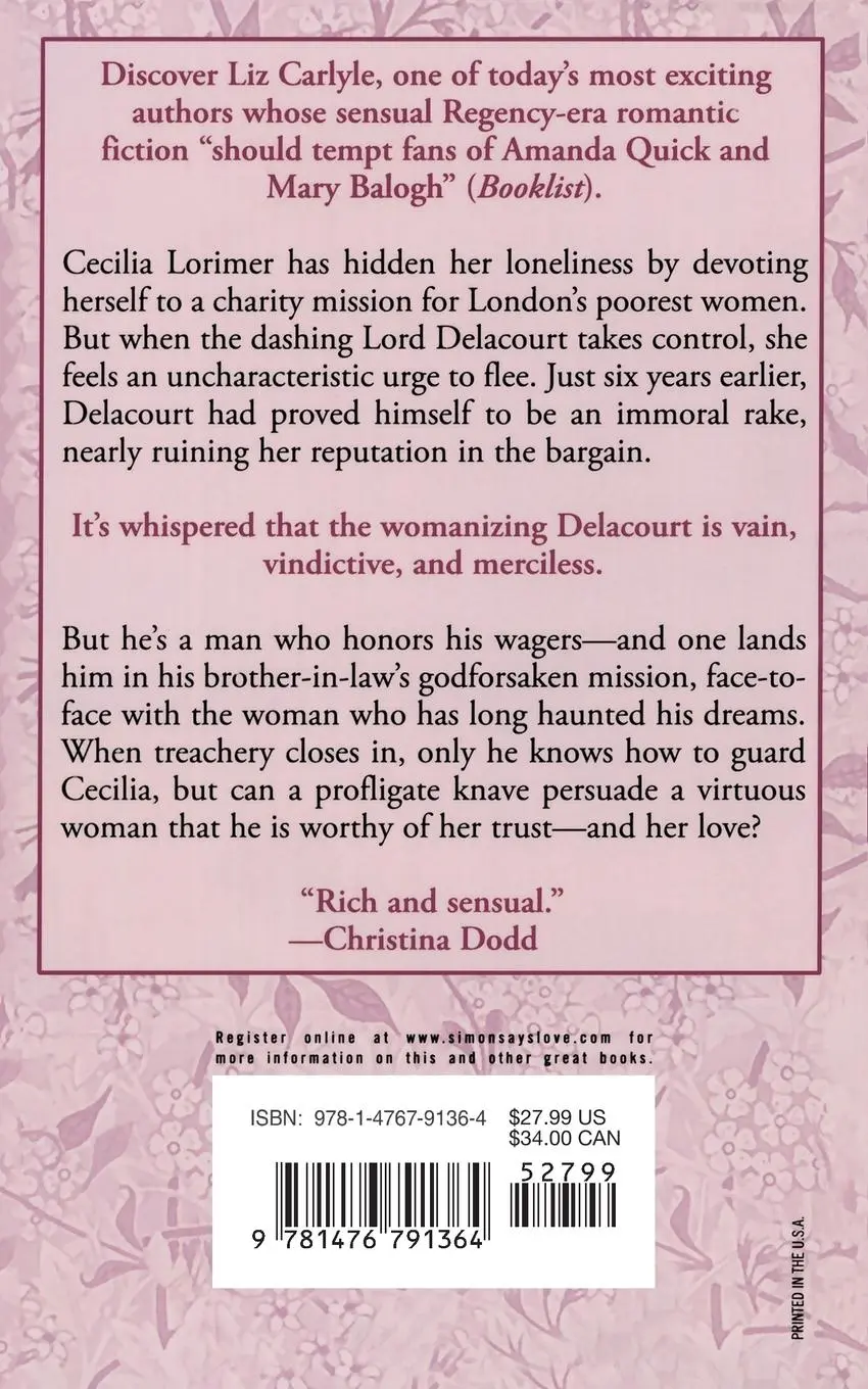 Rückseite: 9781476791364 | Woman of Virtue | Liz Carlyle | Taschenbuch | Kartoniert / Broschiert