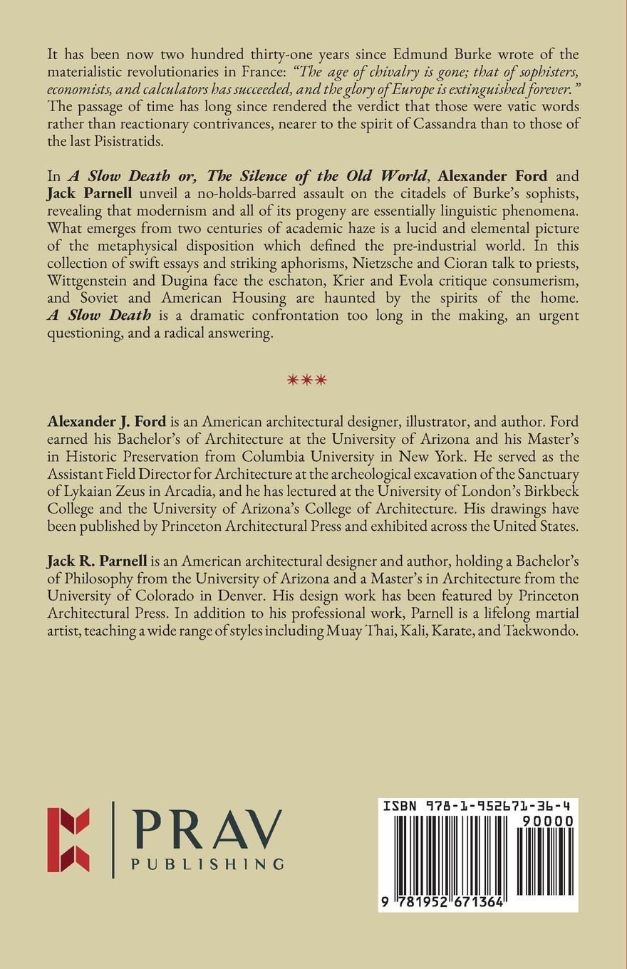 Rückseite: 9781952671364 | A Slow Death or, The Silence of the Old World | Ford (u. a.) | Buch