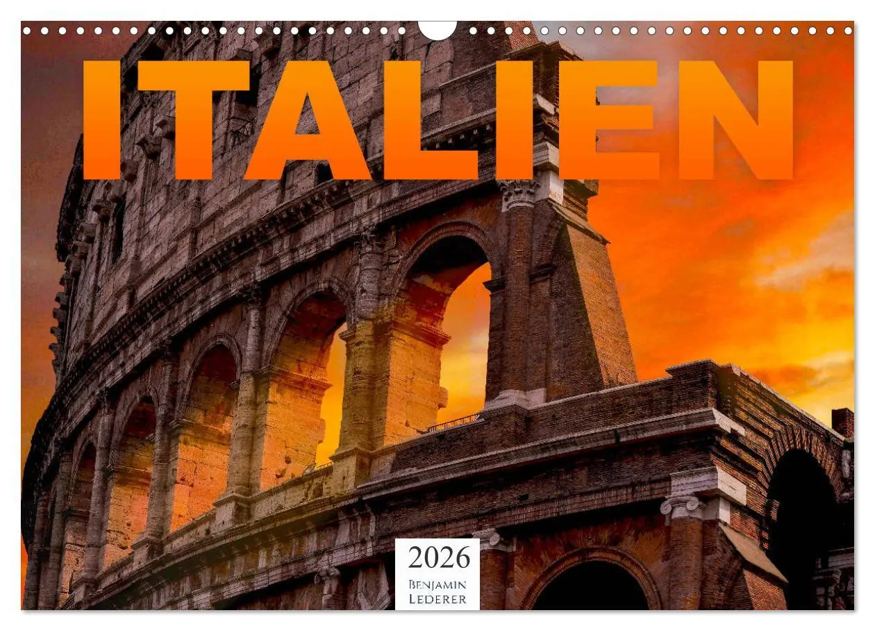 Cover: 9783457781364 | Italien - Südeuropa (Wandkalender 2026 DIN A3 quer), CALVENDO...