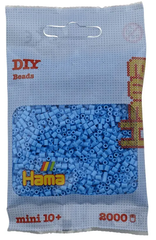 Cover: 28178501464 | Hama 501-46 - DIY Bügelperlen Mini 10+, ca. 2000 Stück, Pastell-Blau