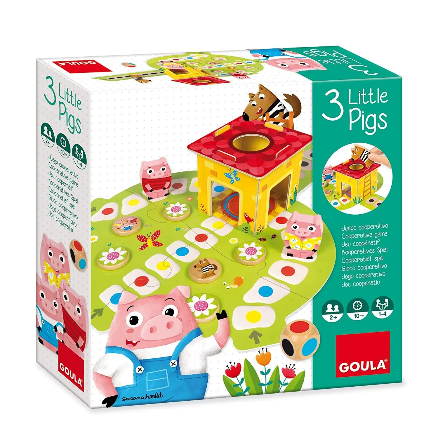 Cover: 8410446531464 | 3 kleine Schweinchen | Spiel | Brettspiel | Deutsch | 2022