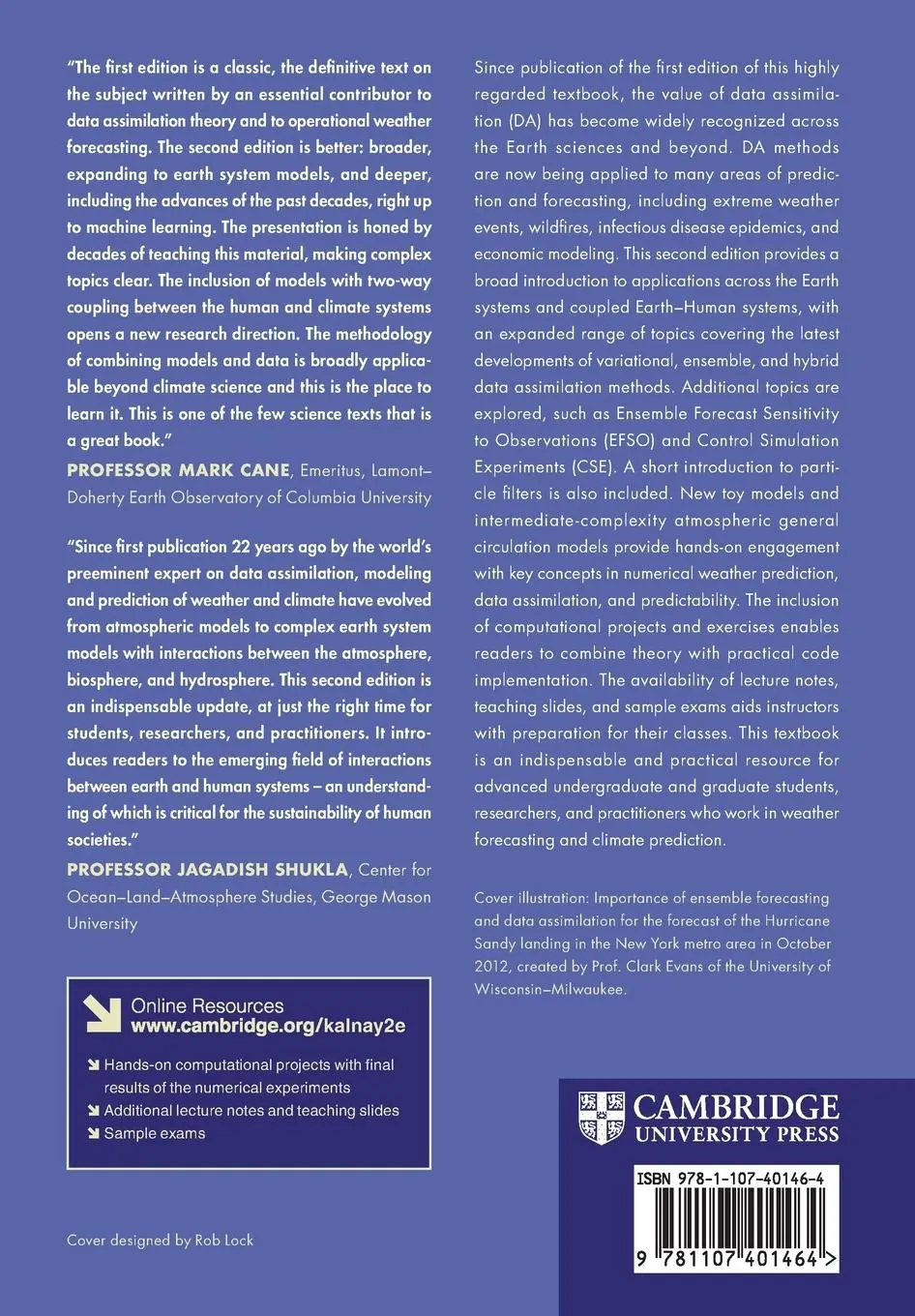 Rückseite: 9781107401464 | Earth System Modeling, Data Assimilation and Predictability | Buch