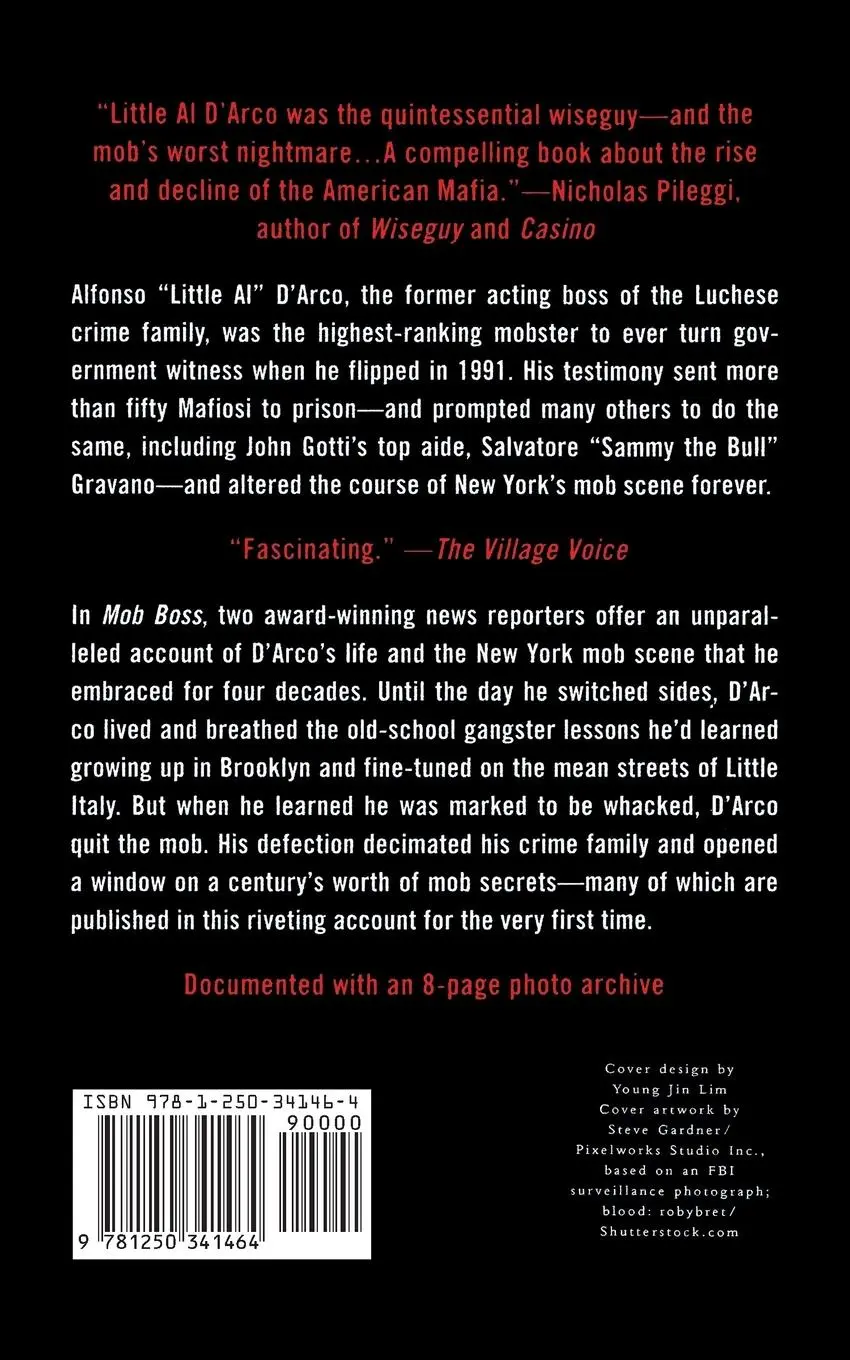 Rückseite: 9781250341464 | Mob Boss | Jerry Capeci | Taschenbuch | Englisch | 2015