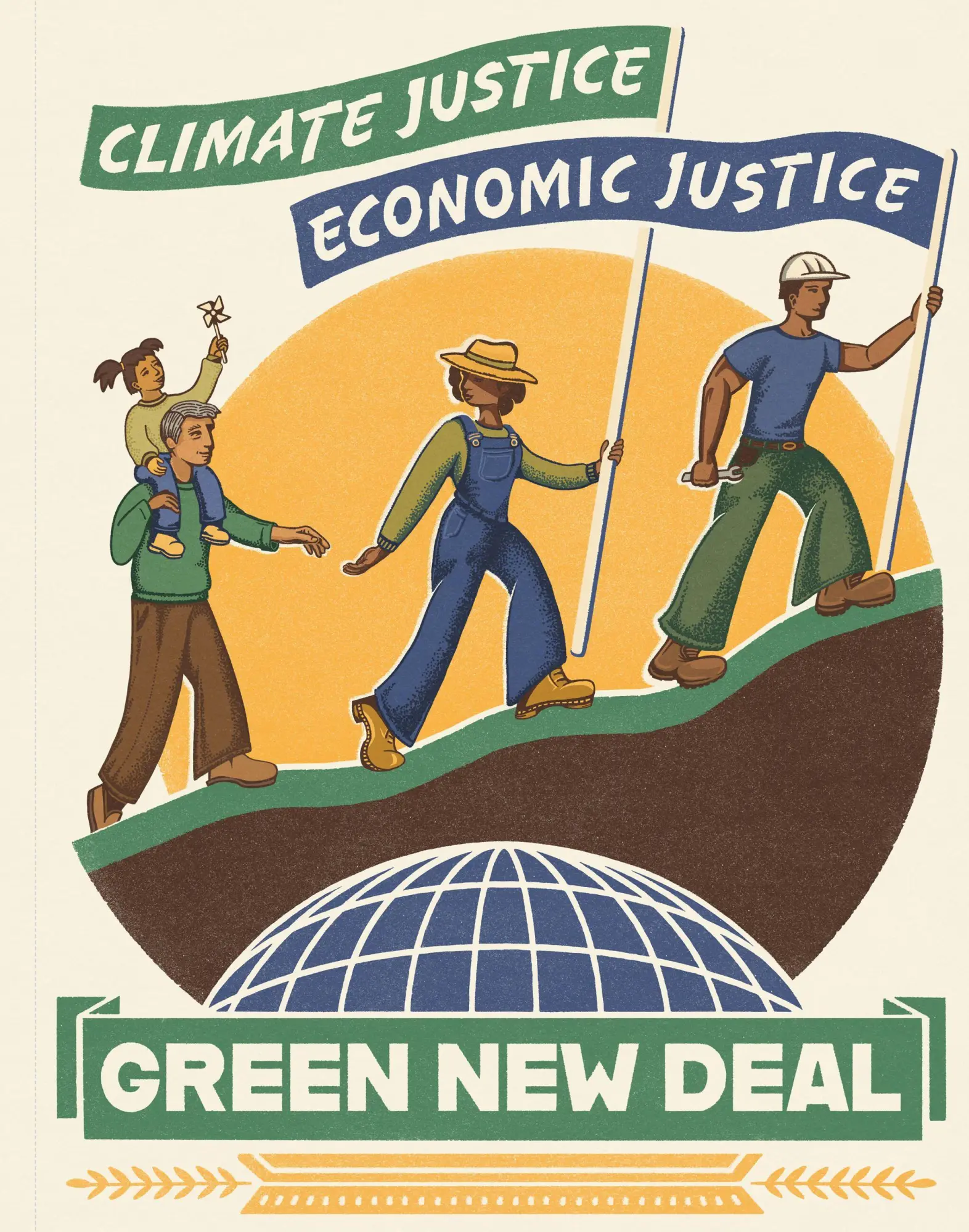Bild: 9781523511464 | Posters for a Green New Deal | 50 Removable Posters to Inspire Change
