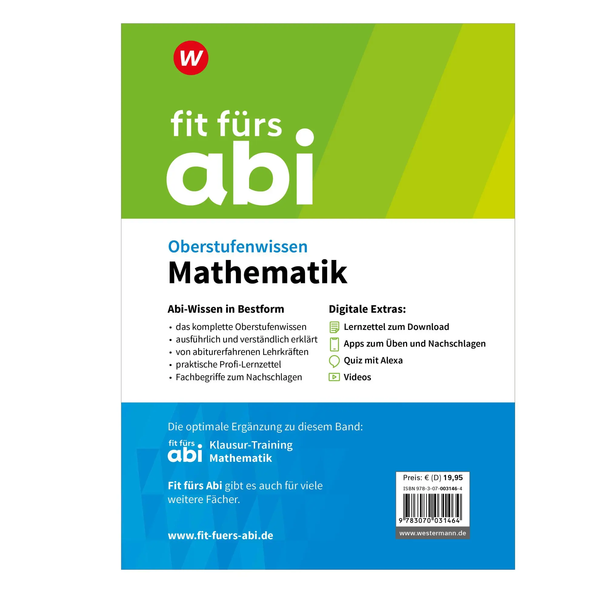 Bild: 9783070031464 | Fit fürs Abi. Oberstufenwissen Mathematik | Gotthard Jost (u. a.)