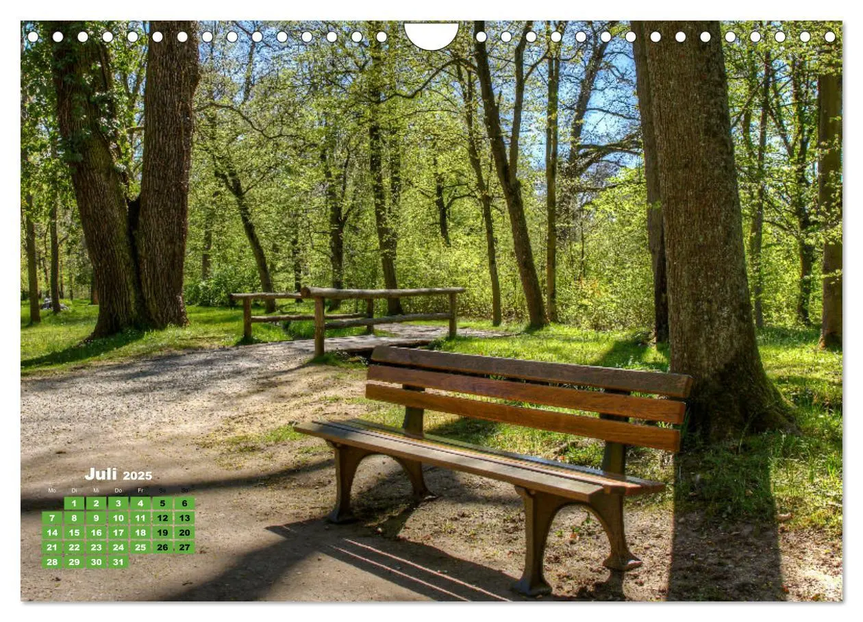 Bild: 9783383971464 | Park Schönbusch Aschaffenburg (Wandkalender 2025 DIN A4 quer),...