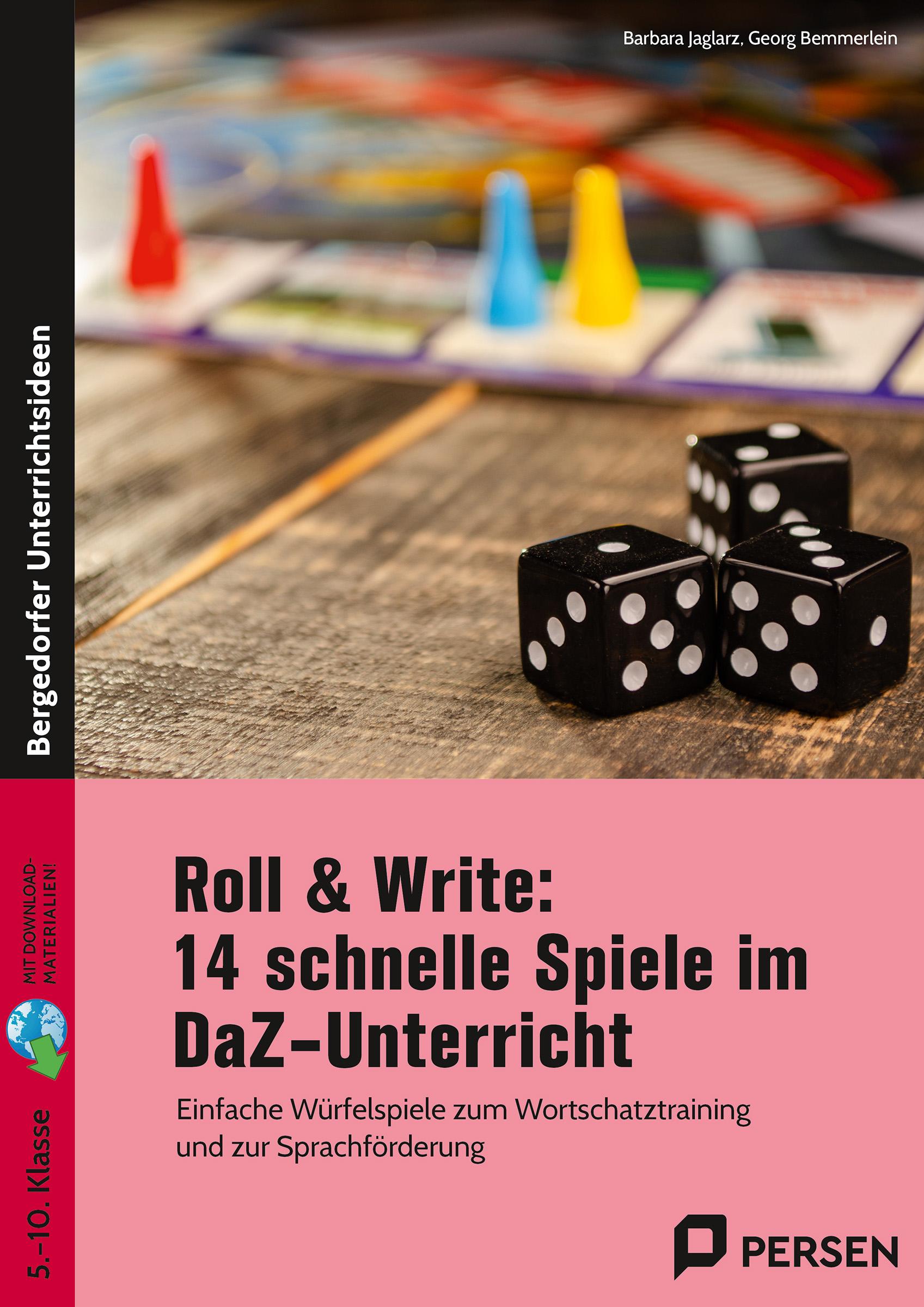 Cover: 9783403211464 | Roll &amp; Write: 14 schnelle Spiele im DaZ-Unterricht | Jaglarz (u. a.)