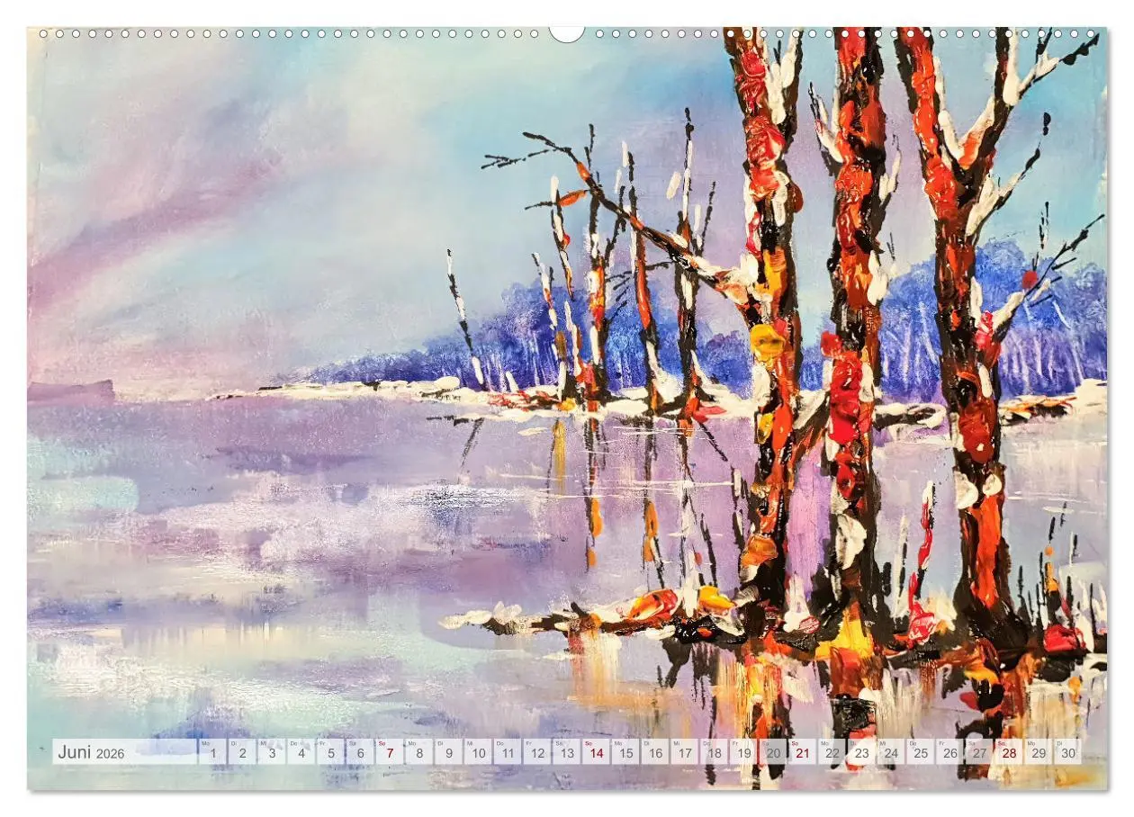 Bild: 9783457391464 | Winterzauberwelt - Gemalte Winterlandschaften (Wandkalender 2026...