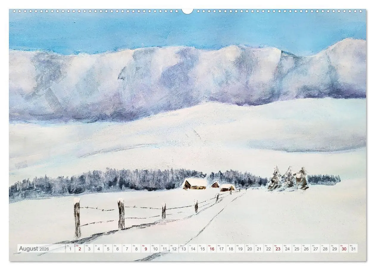 Bild: 9783457391464 | Winterzauberwelt - Gemalte Winterlandschaften (Wandkalender 2026...
