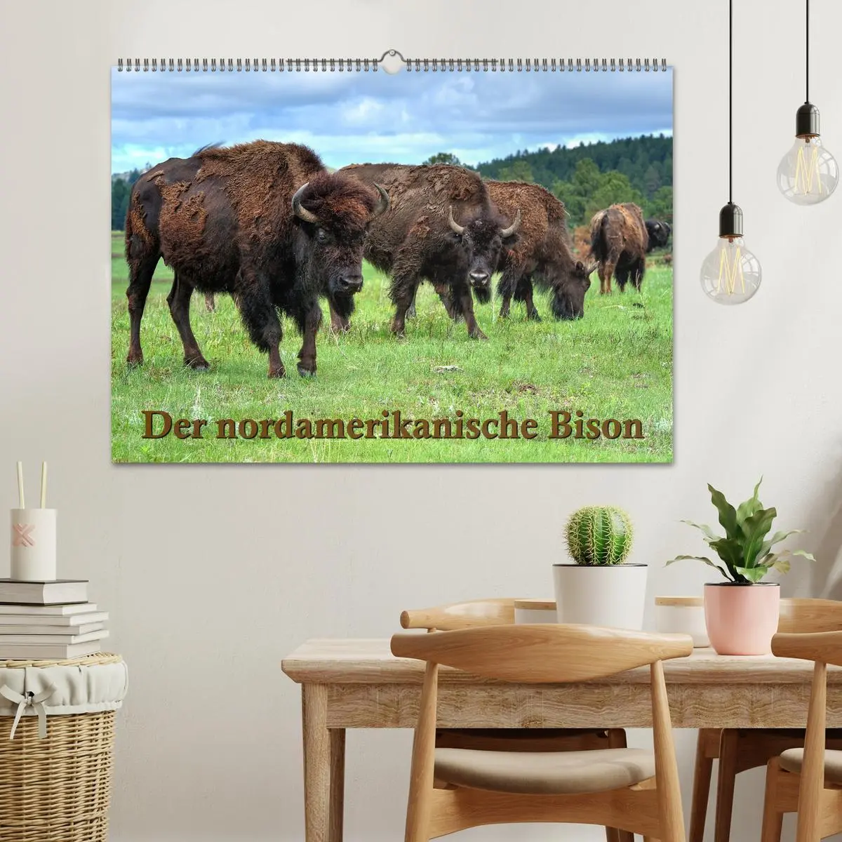 Bild: 9783516001464 | Der nordamerikanische Bison (Wandkalender 2026 DIN A2 quer),...