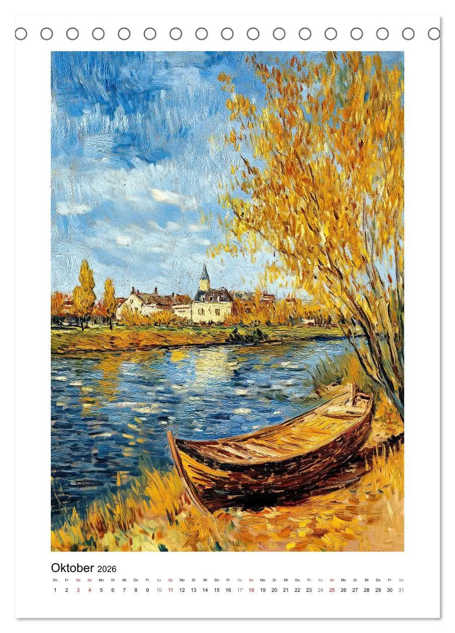 Bild: 9783516241464 | Vincents Jahreszeiten (Tischkalender 2026 DIN A5 hoch), CALVENDO...
