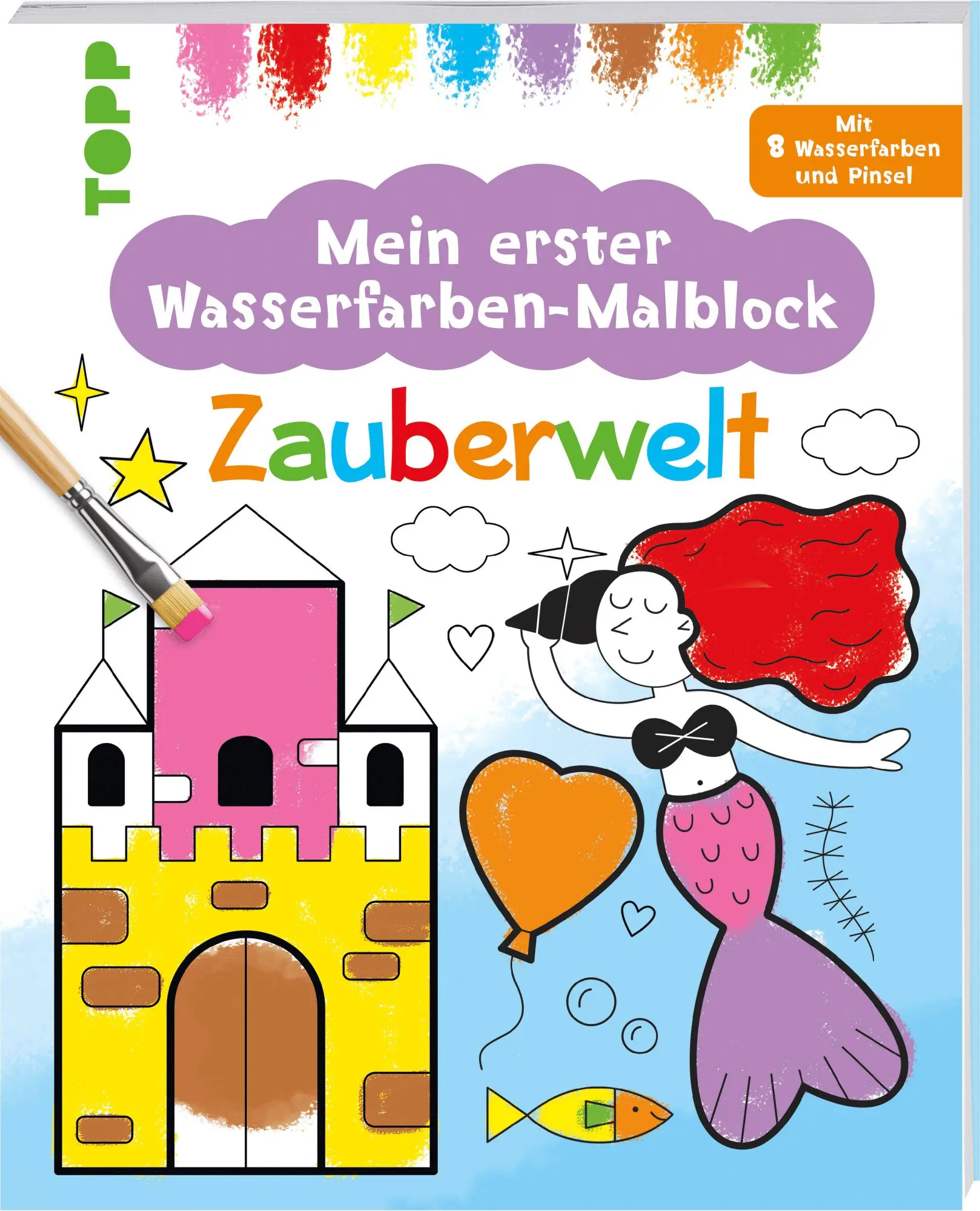 Cover: 9783735891464 | Mein erster Wasserfarben-Malblock - Zauberwelt | Alena Razumova | Buch