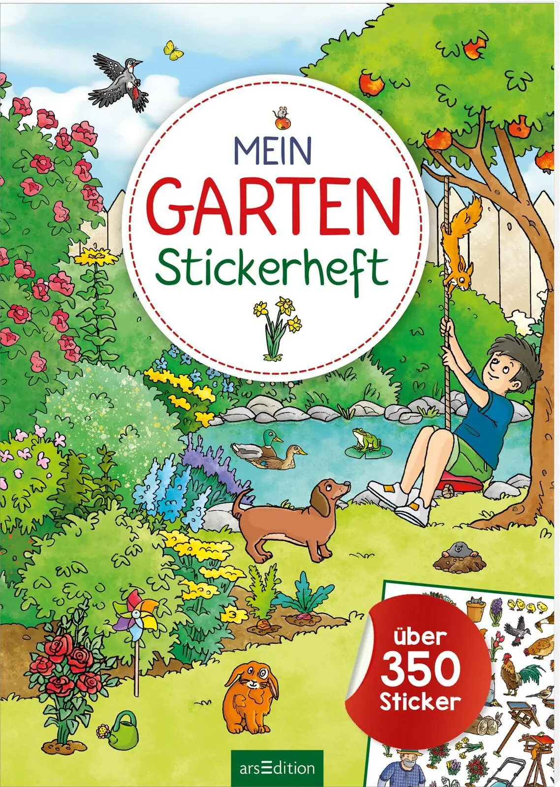 Cover: 9783845851464 | Mein Garten-Stickerheft | Über 350 Sticker | Sebastian Coenen | Buch