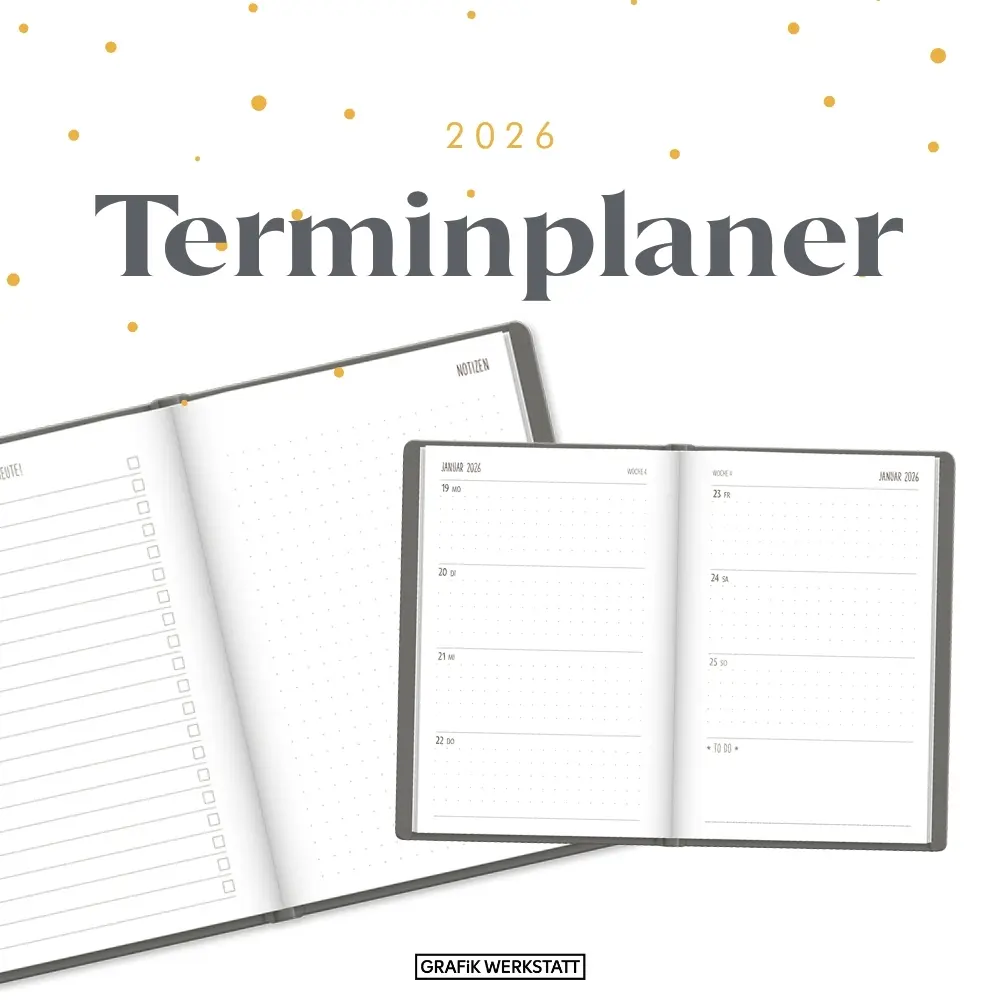 Bild: 9783986361464 | Terminplaner NatureArt 2026 Spruch | Terminplaner NatureArt | Original