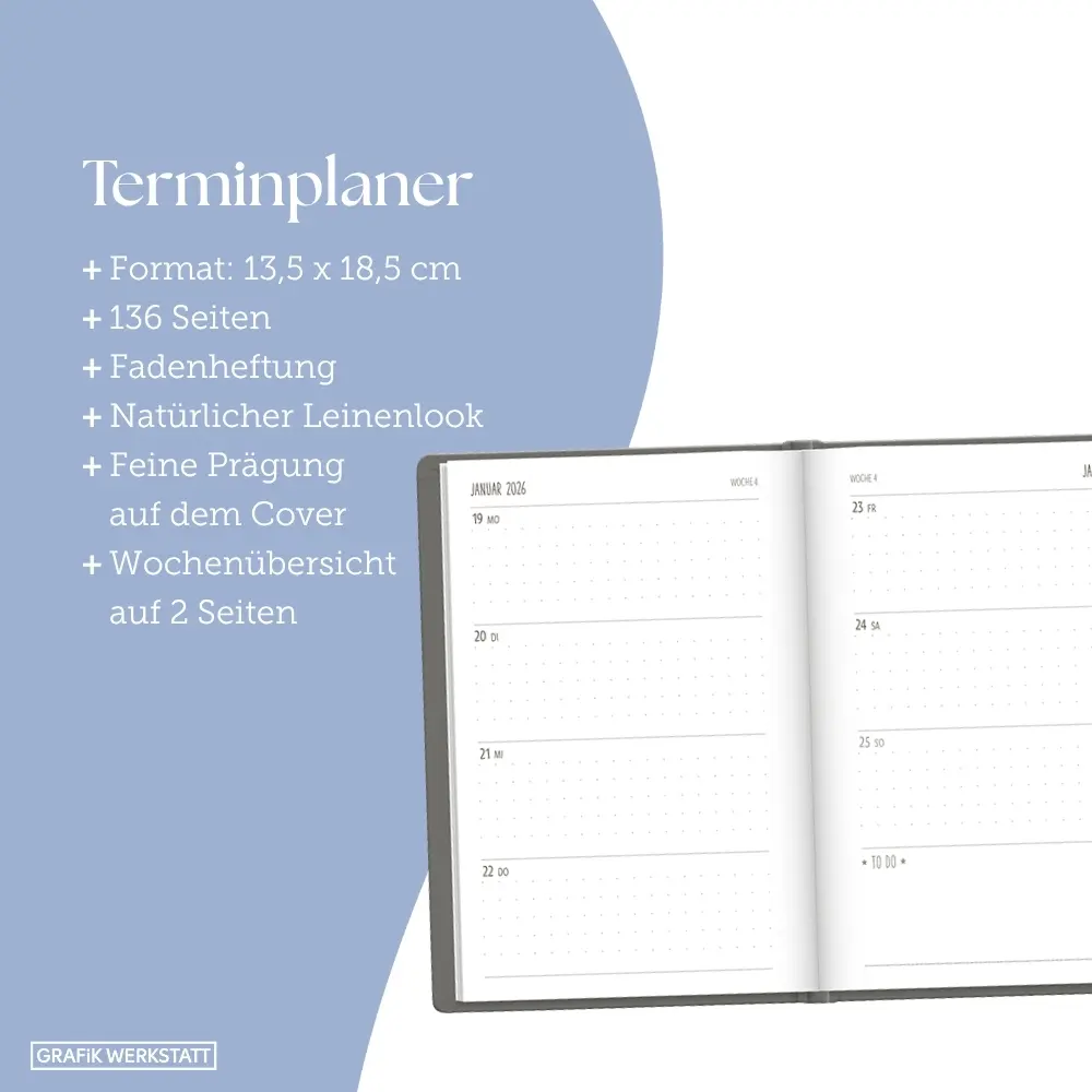 Bild: 9783986361464 | Terminplaner NatureArt 2026 Spruch | Terminplaner NatureArt | Original