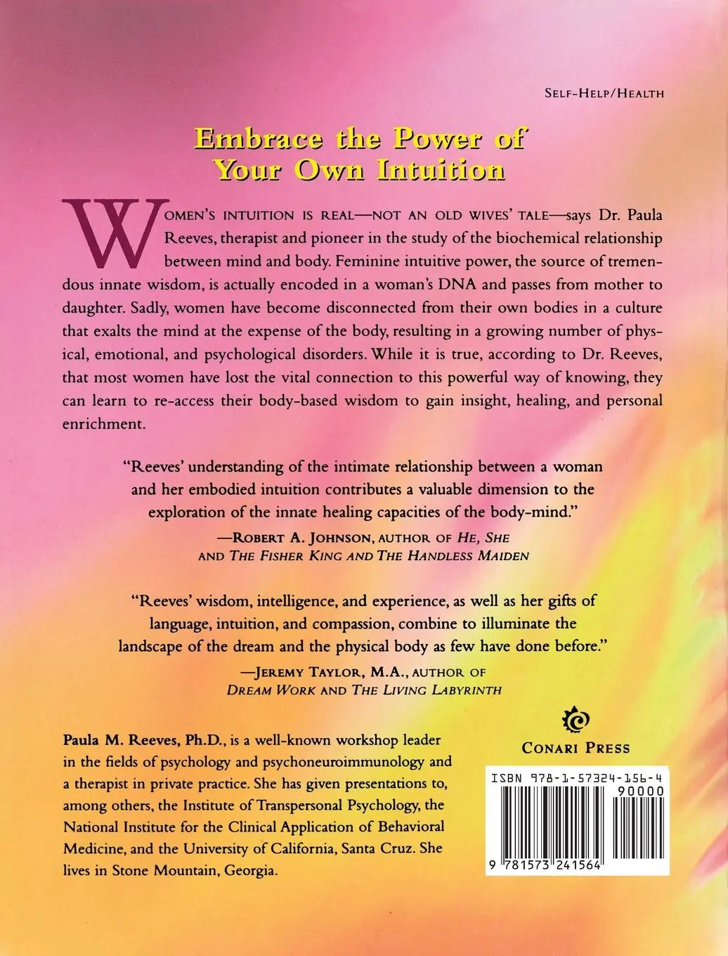 Rückseite: 9781573241564 | Women's Intuition | Unlocking the Wisdom of Your Body | Reeves | Buch