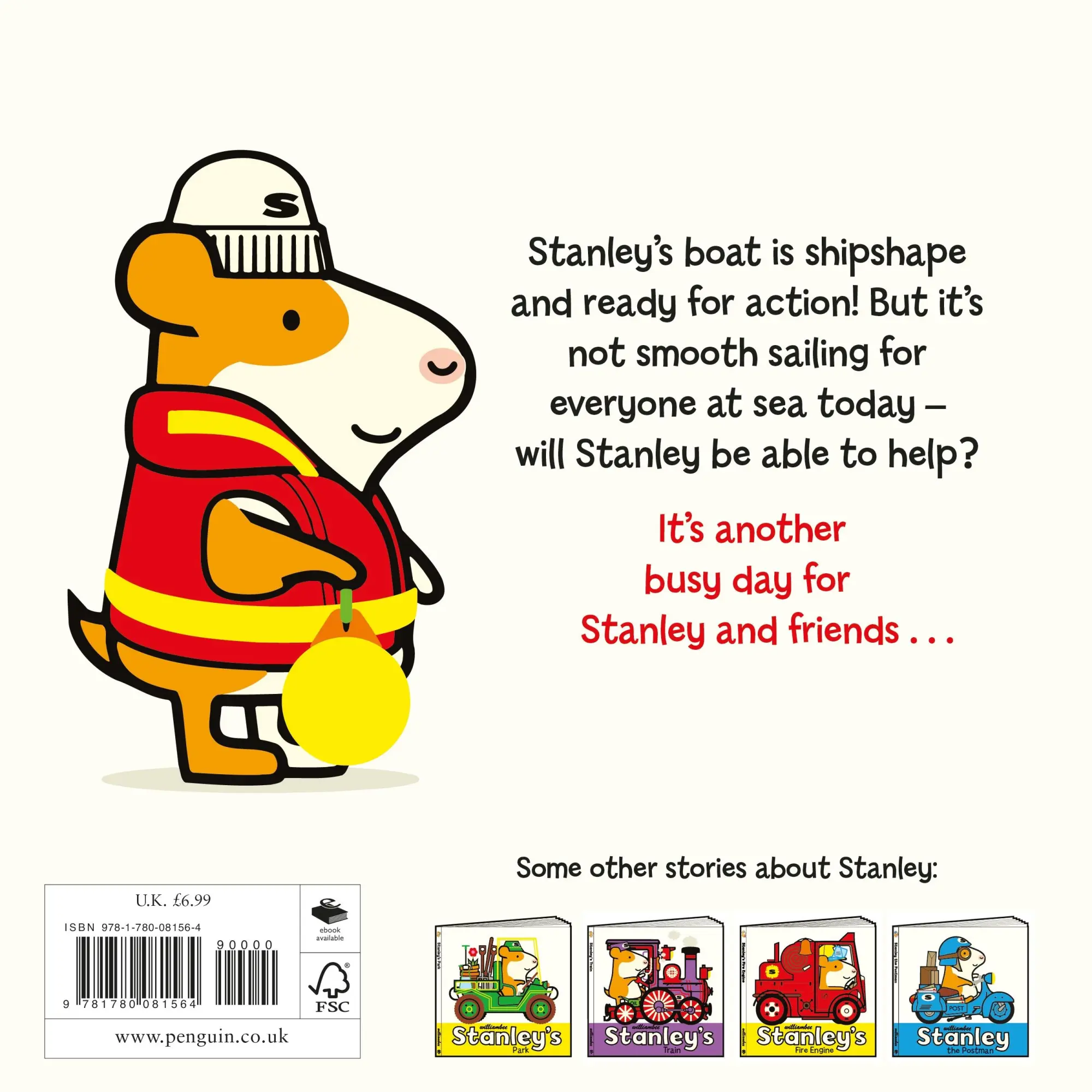 Rückseite: 9781780081564 | Stanley's Boat | William Bee | Taschenbuch | Kartoniert / Broschiert