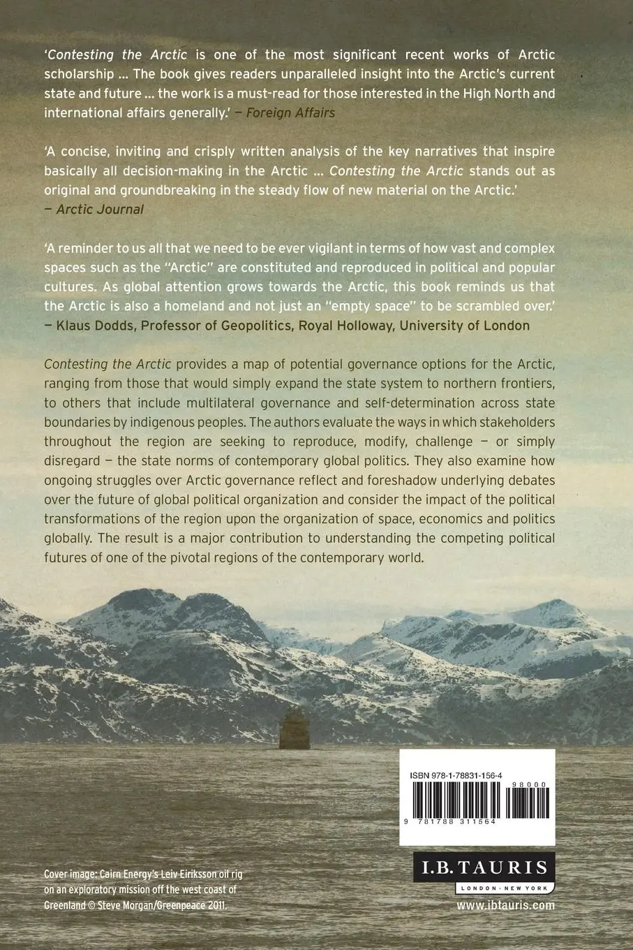 Rückseite: 9781788311564 | Contesting the Arctic | Philip E. Steinberg (u. a.) | Taschenbuch
