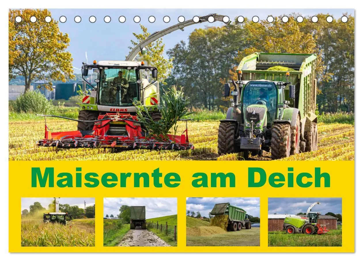 Cover: 9783457761564 | Maisernte am Deich (Tischkalender 2026 DIN A5 quer), CALVENDO...
