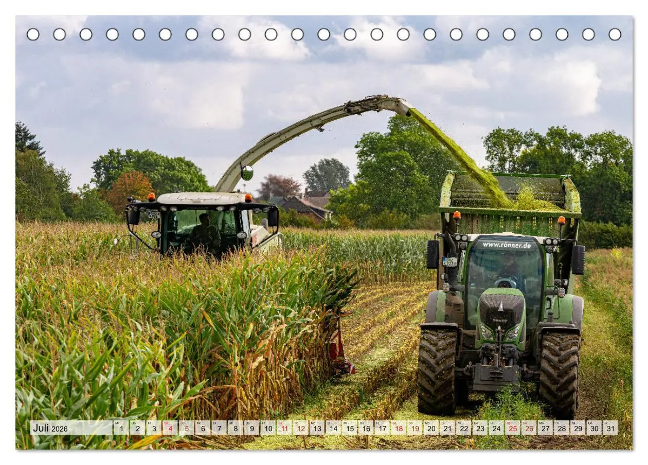 Bild: 9783457761564 | Maisernte am Deich (Tischkalender 2026 DIN A5 quer), CALVENDO...