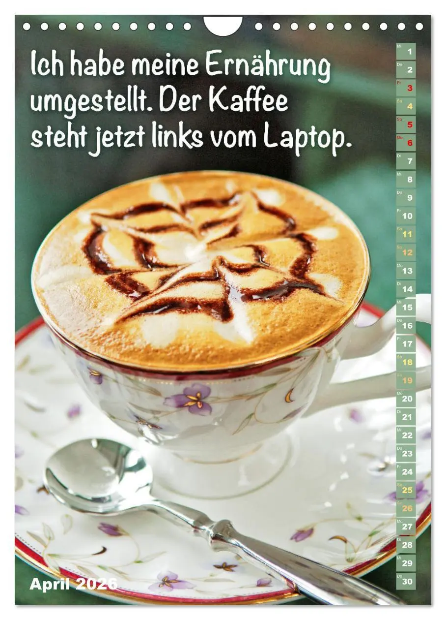 Bild: 9783516301564 | Kaffeestunde: Die Welt der Baristas (Wandkalender 2026 DIN A4...