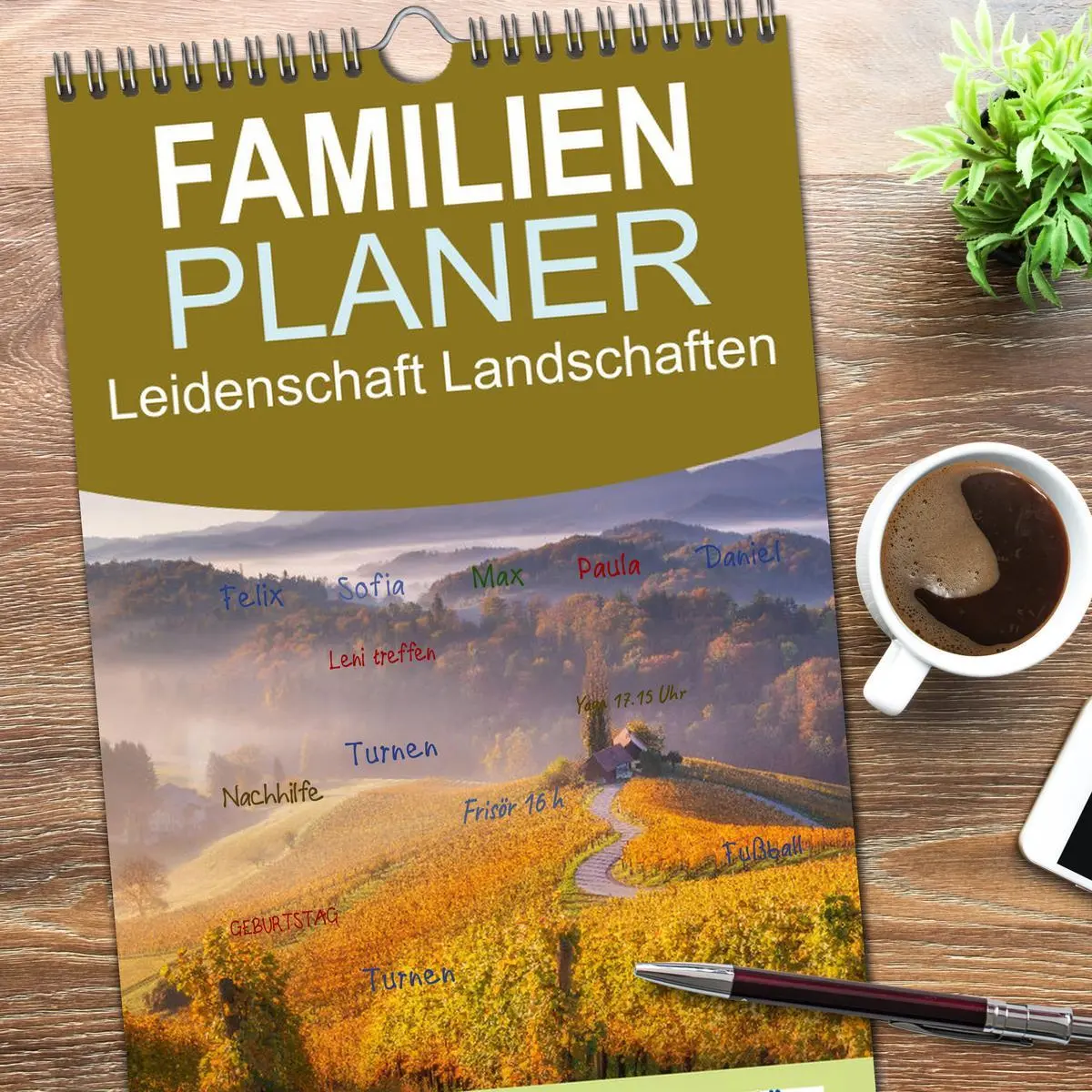 Bild: 9783516611564 | Familienplaner 2026 - Leidenschaft Landschaften mit 5 Spalten...