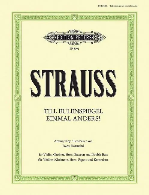 Cover: 9790577081564 | Till Eulenspiegel Op.28 | Richard Strauss | Taschenbuch | 2022