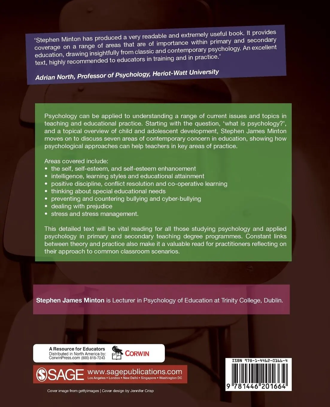 Rückseite: 9781446201664 | Using Psychology in the Classroom | Stephen James Minton | Taschenbuch
