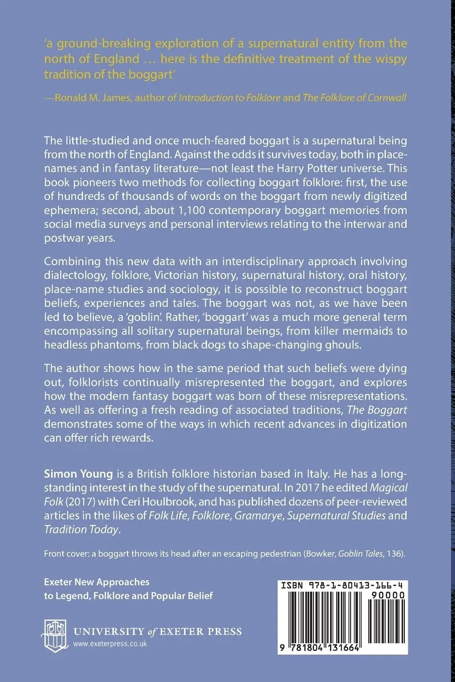 Rückseite: 9781804131664 | The Boggart | Folklore, History, Place-names and Dialect | Simon Young