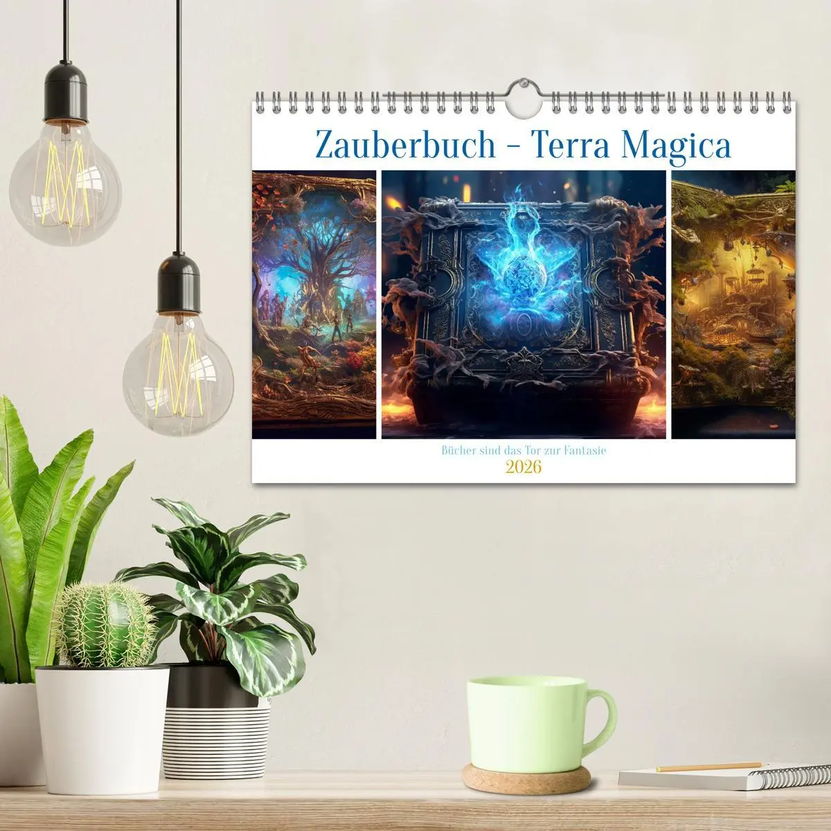 Bild: 9783457371664 | Zauberbuch - Terra Magica (Wandkalender 2026 DIN A4 quer), CALVENDO...