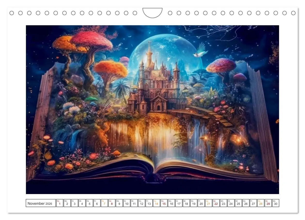 Bild: 9783457371664 | Zauberbuch - Terra Magica (Wandkalender 2026 DIN A4 quer), CALVENDO...
