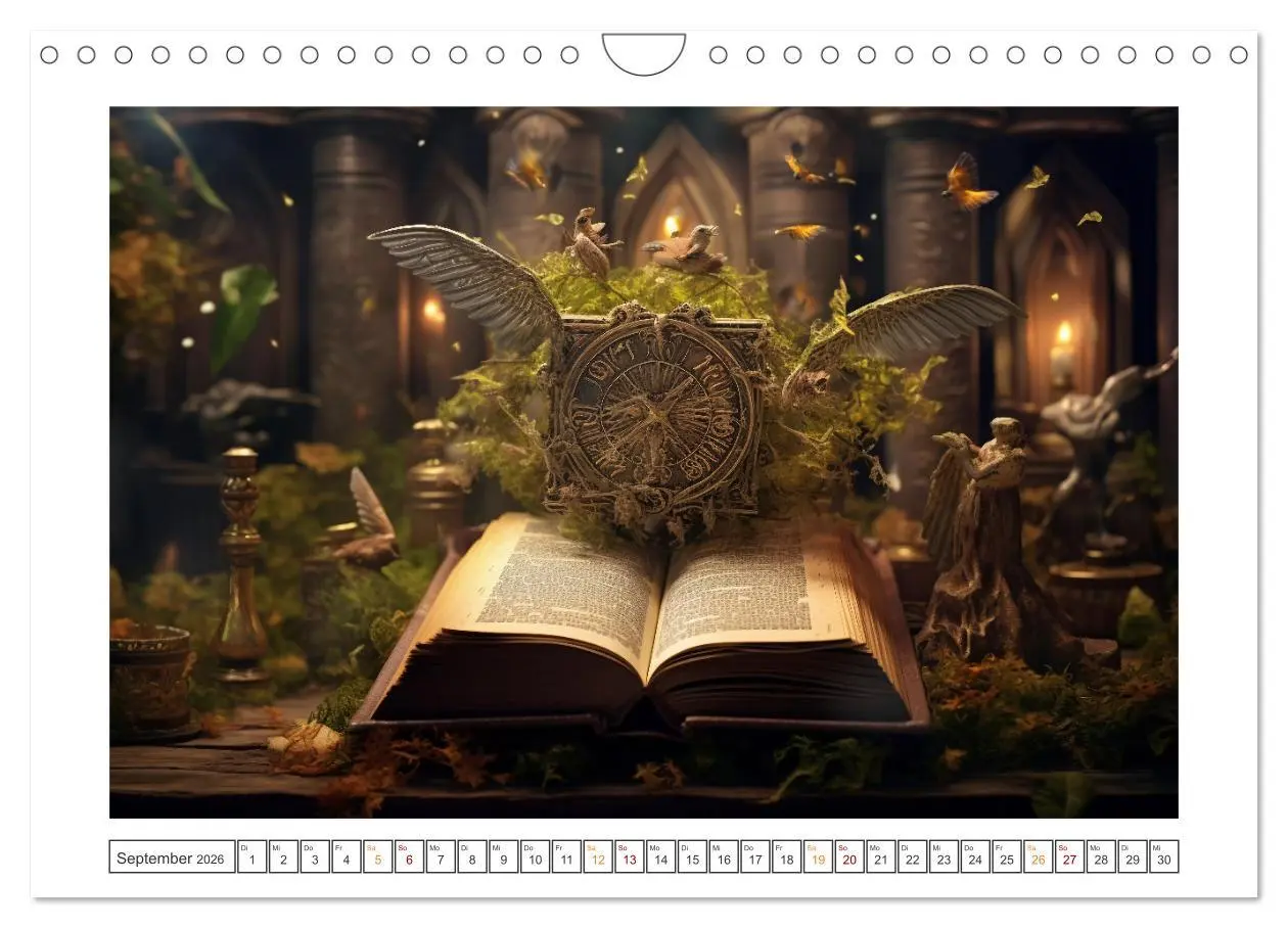 Bild: 9783457371664 | Zauberbuch - Terra Magica (Wandkalender 2026 DIN A4 quer), CALVENDO...