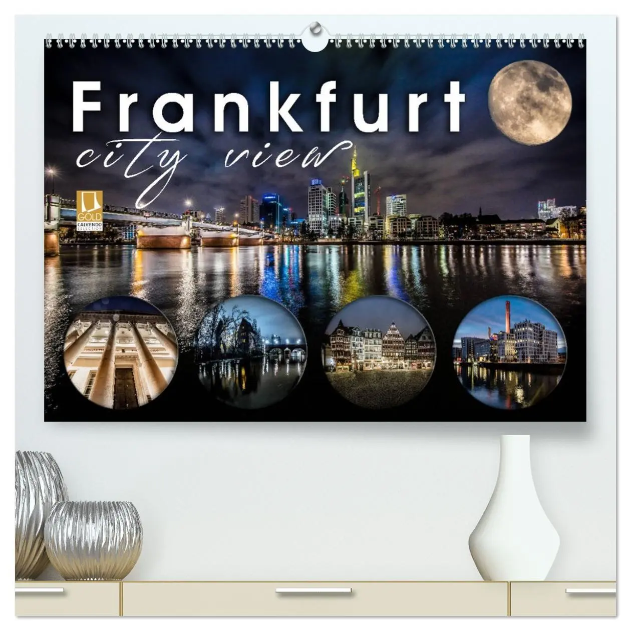 Cover: 9783457751664 | Frankfurt city view (hochwertiger Premium Wandkalender 2026 DIN A2...