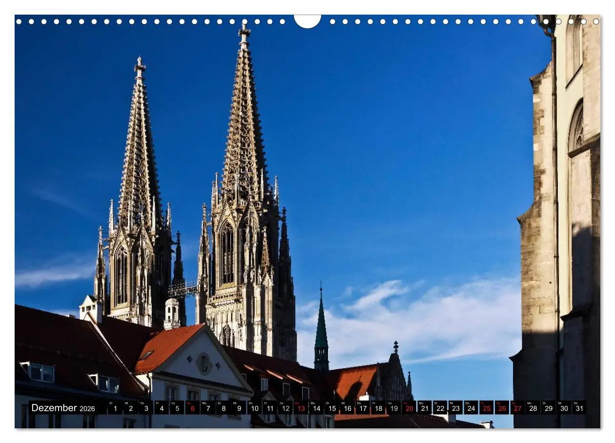 Bild: 9783516081664 | Romantisches Regensburg (Wandkalender 2026 DIN A3 quer), CALVENDO...