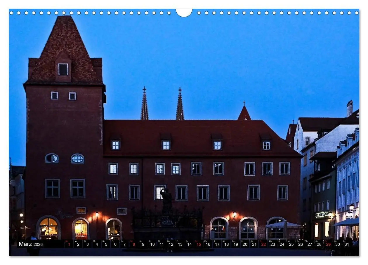 Bild: 9783516081664 | Romantisches Regensburg (Wandkalender 2026 DIN A3 quer), CALVENDO...