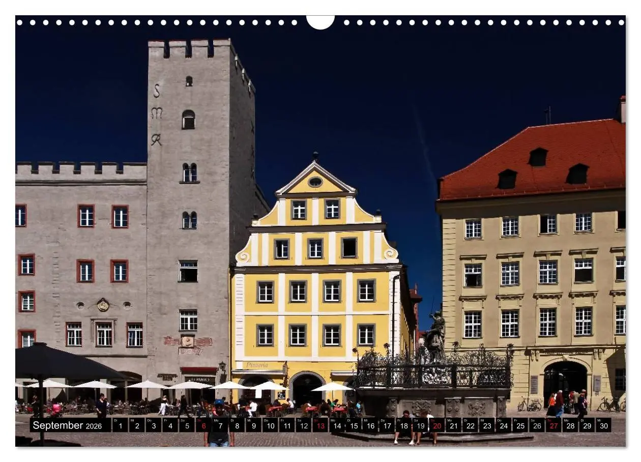 Bild: 9783516081664 | Romantisches Regensburg (Wandkalender 2026 DIN A3 quer), CALVENDO...