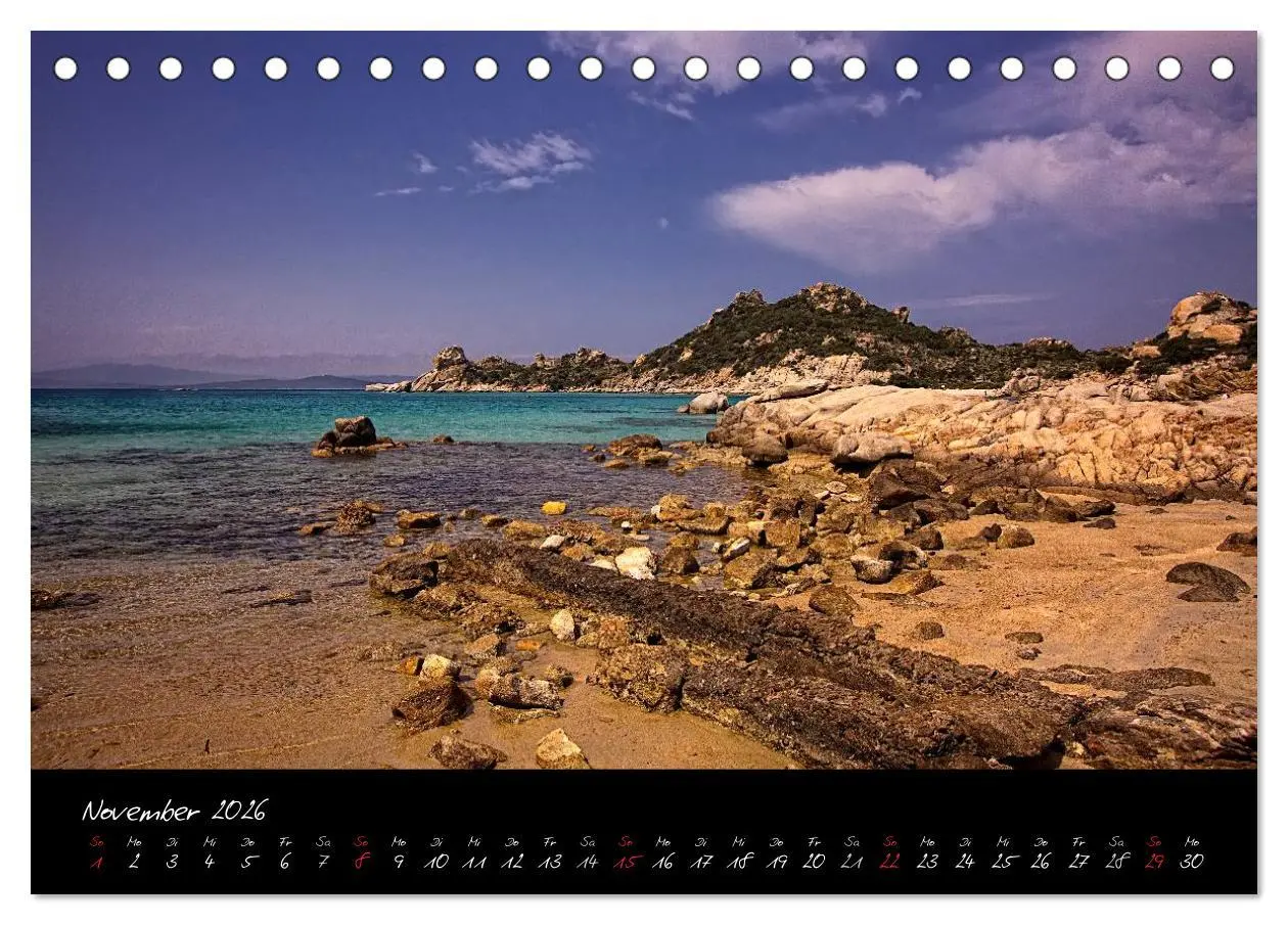 Bild: 9783516221664 | Der Norden Sardiniens (Tischkalender 2026 DIN A5 quer), CALVENDO...